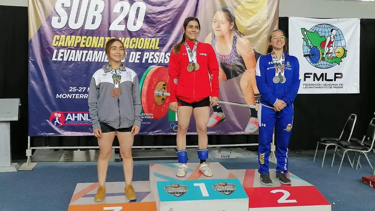 Daphne Guillén mejor levantadora del Nacional Sub20